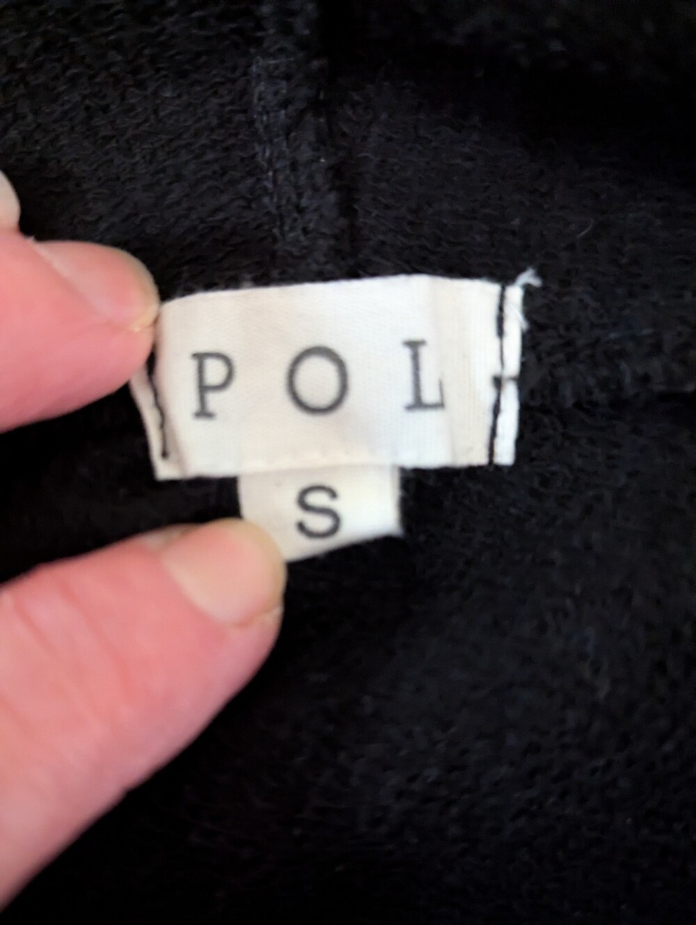 POL Charcoal Lace-Up Hooded Pullover with Rope Ties - Picture 4 of 5